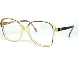 Cristelle Eyeglasses Frame Yellow Clear Blue Full Rim CR01‎ H14316